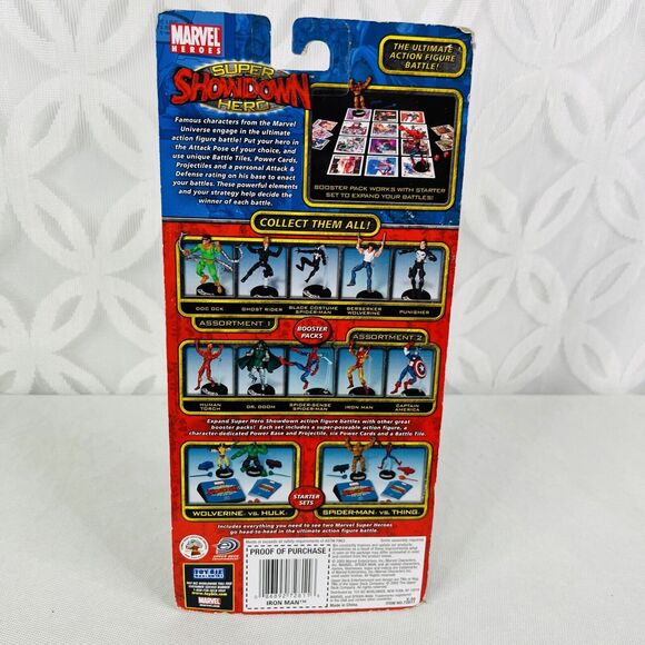 Marvel Legends Showdown Booster Pack Super Poseable IRON MAN Figure - Picture 4 of 7